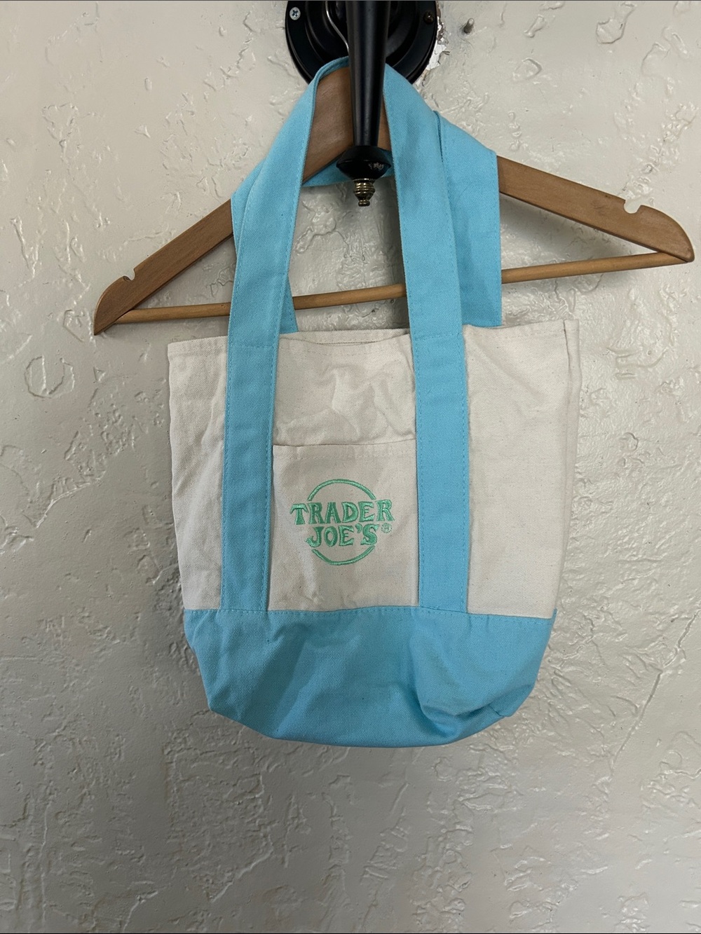Trader Joe’s Blue Pastel Small Tote Bag